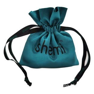 Satin cloth drawstring bag custom logo eye mask jewelry silk artificial silk dustproof drawstring packaging storage bag