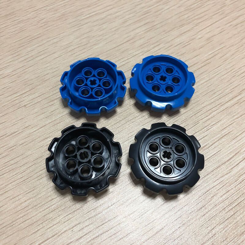 1.0kg Approximately 200 Particles Compatible with Lego 57519 Domestic Building Blocks Large Crawler Wheels