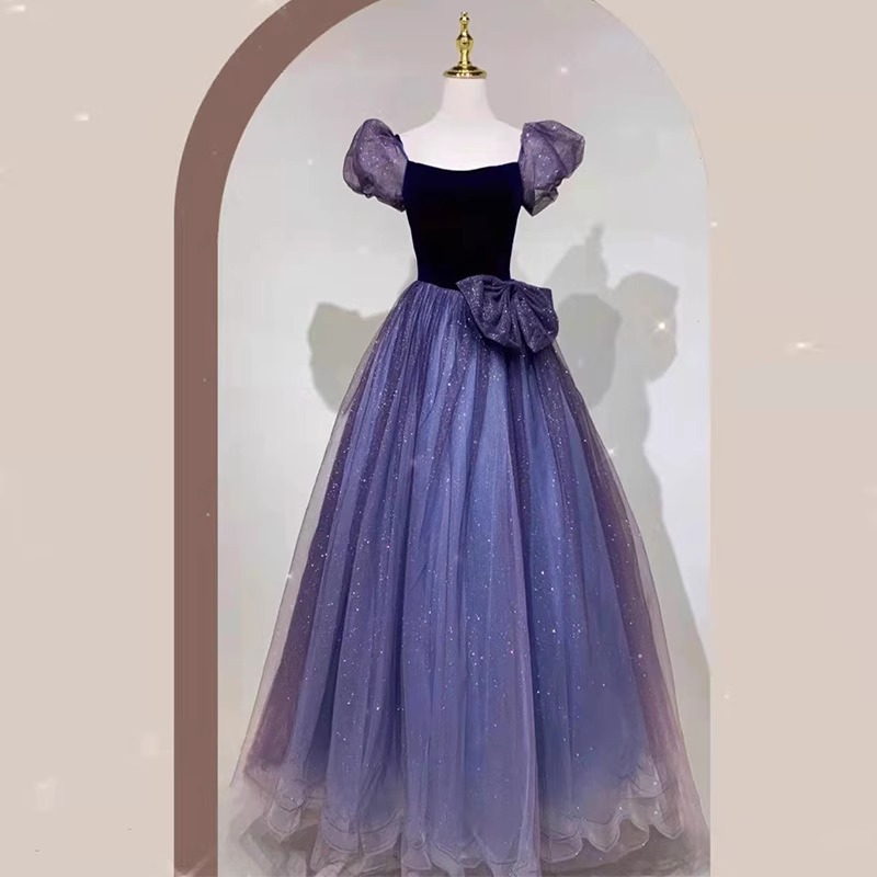 Banquet Evening Dress Women's High-grade New Spring Art Examination Performance Dress dress Super Fairy Dream Star Annual Meeting Dress