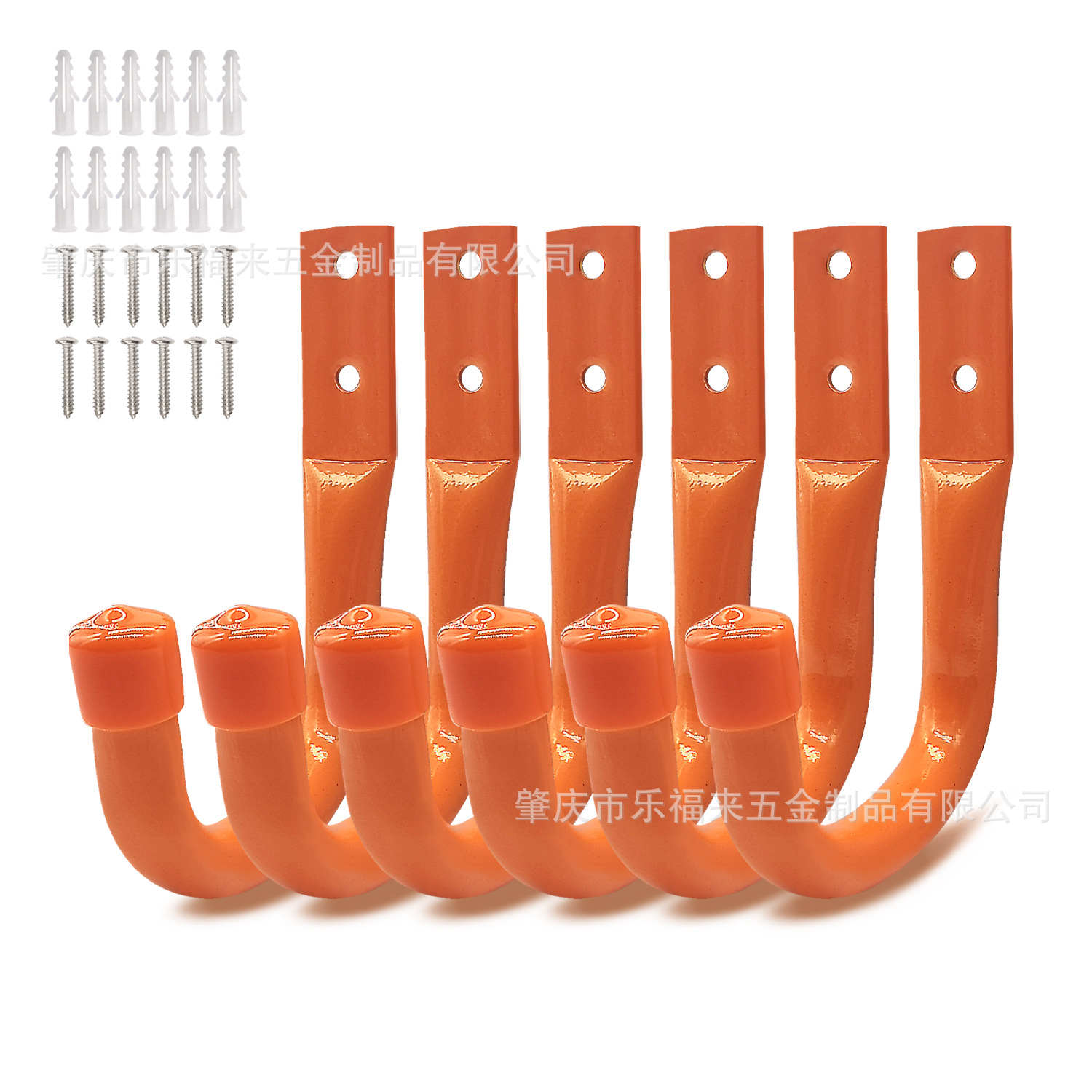 Juego de ganchos Gancho de garaje Gancho de bicicleta de seis paquetes Gancho de almacenamiento de garaje Gancho de soporte de pared de tornillo