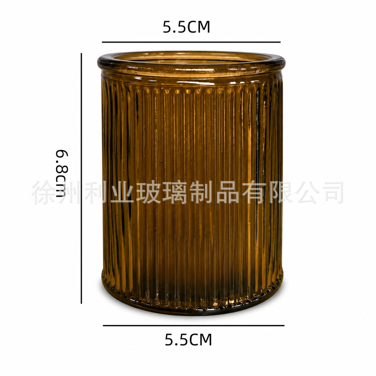 Amazon transfronterizo se especializa en candelabros de vidrio en relieve, juegos de candelabros de incienso de colores, tazas de velas a rayas, candelabros a rayas, estampados en Ling