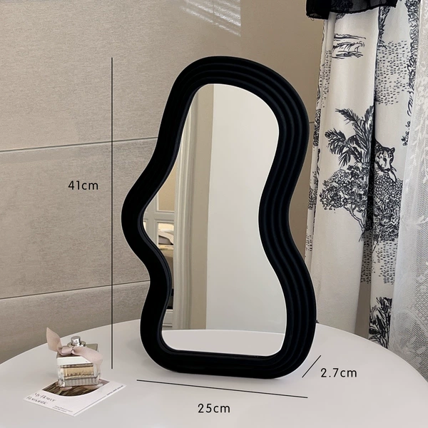 Black curve cloud mirror
