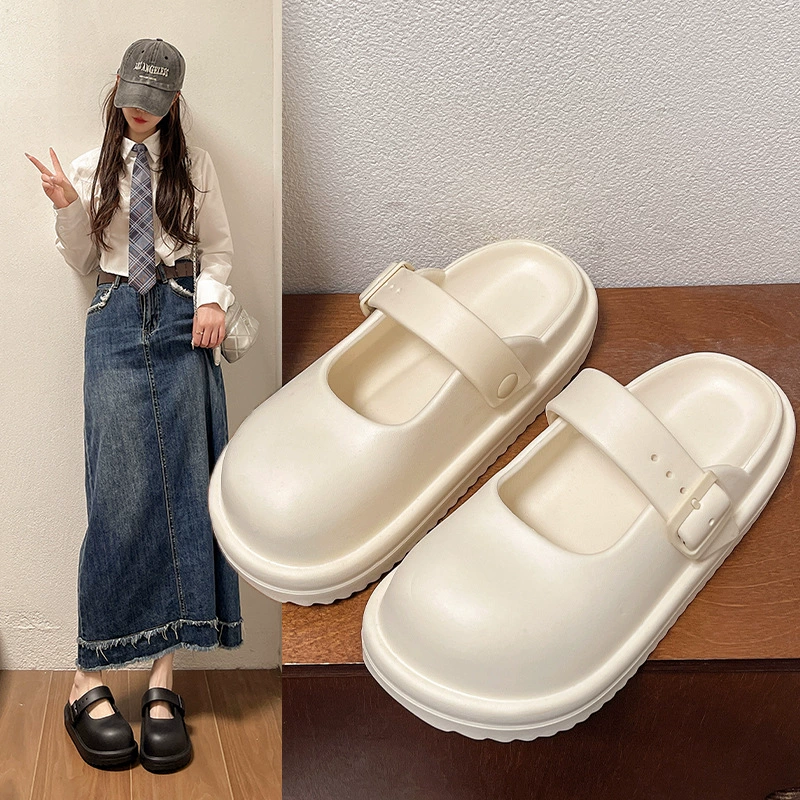 Южная волна Ван корейская мода дикие шлепанцы Мэри Джейн Бокен