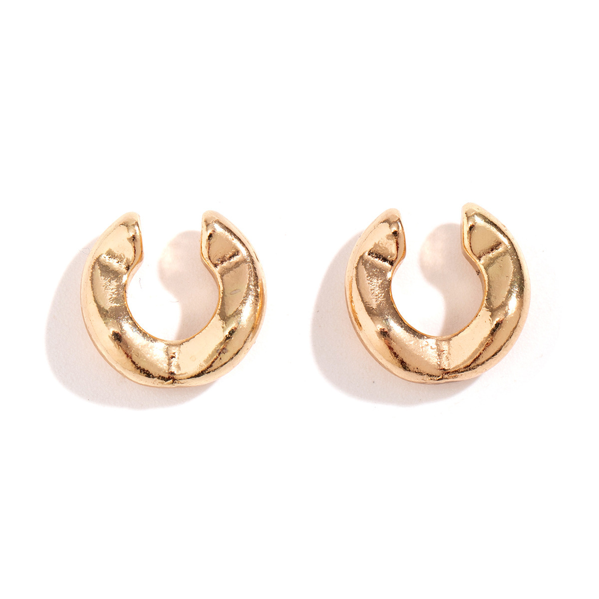 9g Weight Alloy Ear Needle Material Ear Cuffs, Ear Studs Classification 1 Set, 1 Pair Quantity Casual, Street Occasion CCB, Alloy Material Geometric Pattern All Seasons Season Women's Gender Polished Finish Plating Design Retro, Commute Style 1 Set 1 Pair Retro Commute Geometric Plating CCB Alloy Ear Cuffs Ear Studs 26