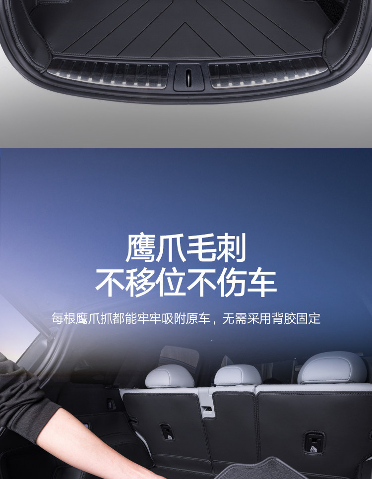 Suitable for 25 Models of Nio Et5T Es6 Ec6 Es8 Et7 Ec7 Trunk Mats, Full Coverage Car Trunk Mats
