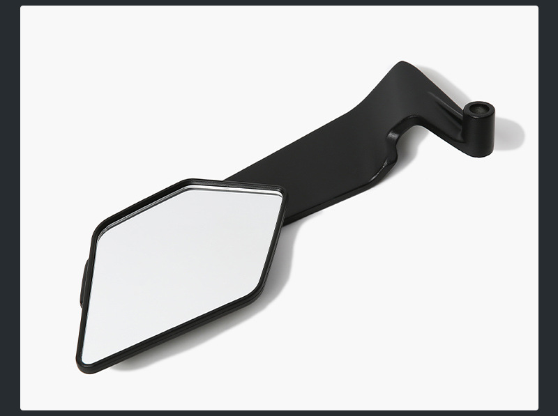 Motorcycle Modified Rearview Mirror with Large Field of View Aluminum Alloy Universal Reflector Suitable for No. 9 Polar Core Electric Vehicle