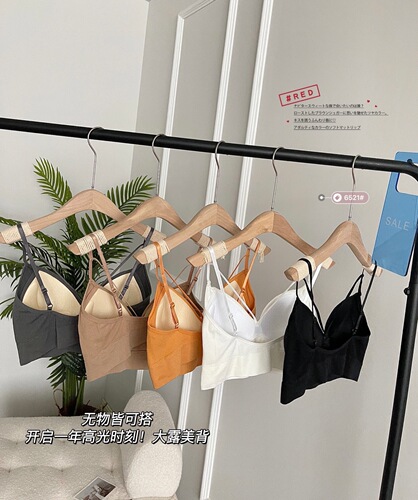 Spring and summer new product all-in-one fixed cup sling beautiful back wrap chest anti-exposure comfortable tube top latex cup vest underwear