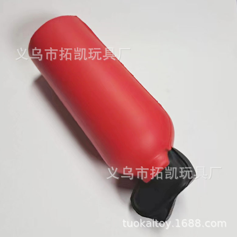 Cross-border for high rebound pu pressure ball simulation fire extinguisher props children's knowledge extrusion play factory direct sales