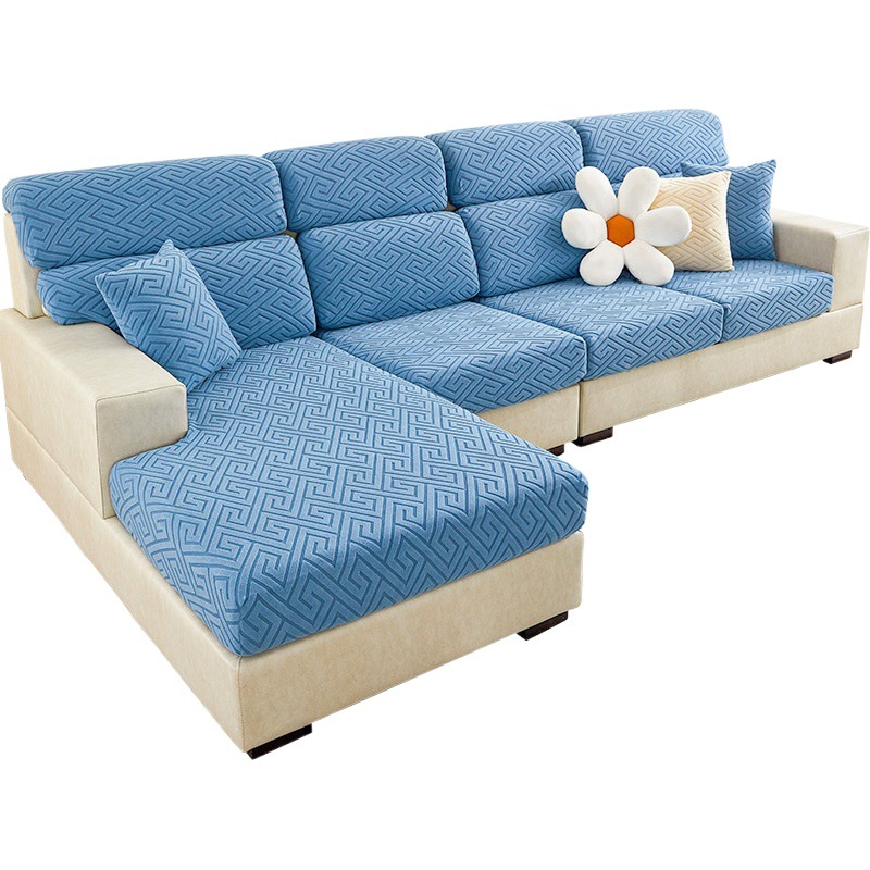 Cubierta de sofá elástica funda de cojín cubierta de sofá simple todo incluido cuatro estaciones cubierta universal toalla cubierta de cojín de sofá