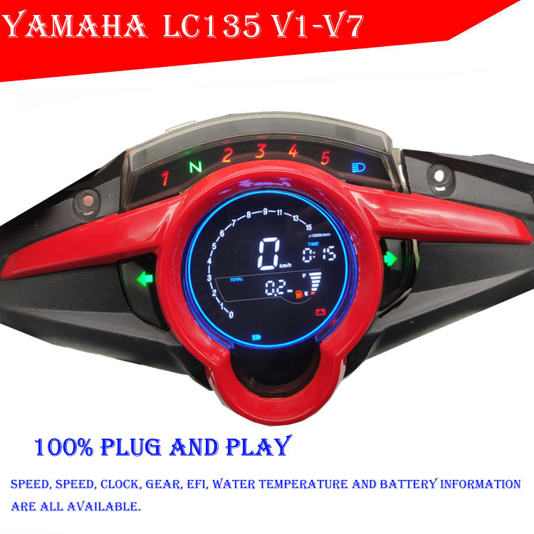 Exported to South America Yamaha Lc135 Digital Instrument Assembly Mexico Italika At110Rt Road Code Meter