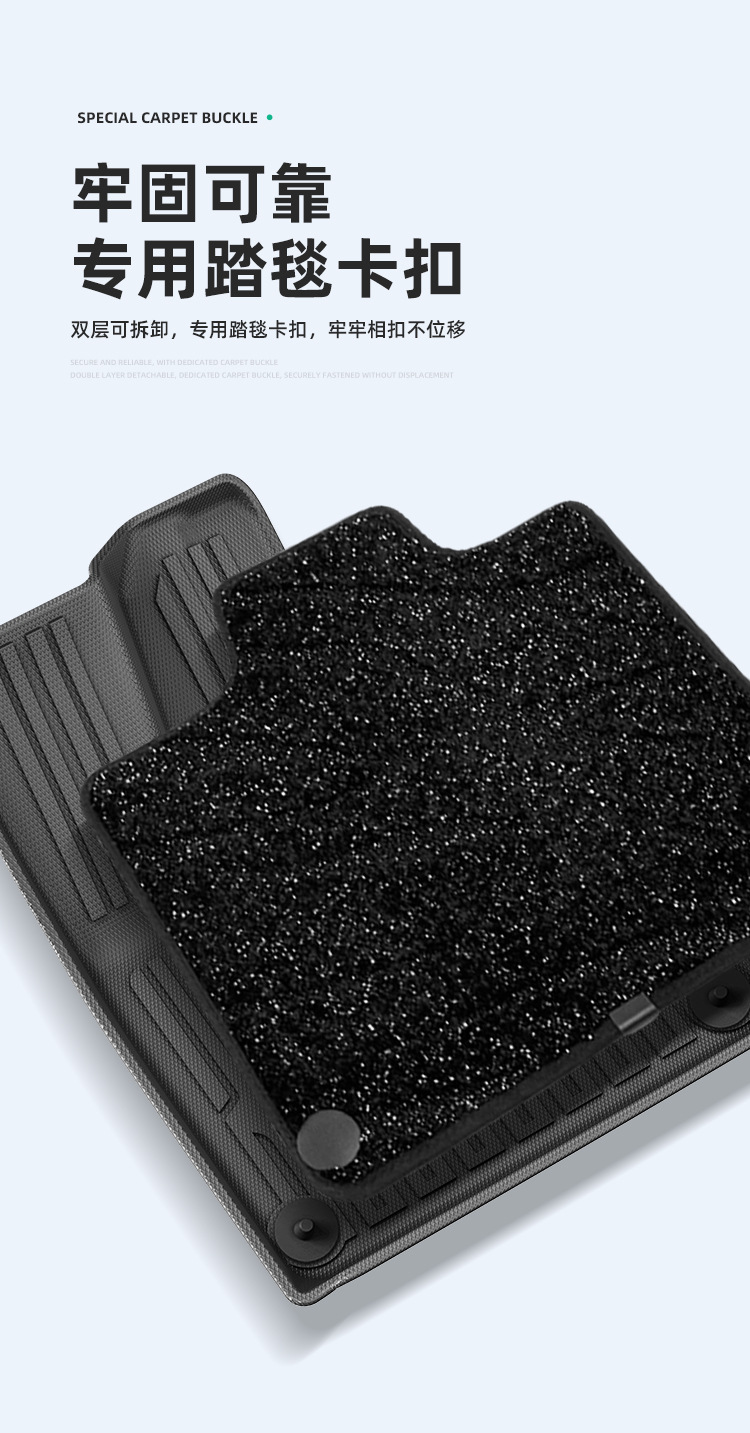Suitable for 26 models of Lantu Taishan X8 car floor mats, custom-made TPE floor mats, fully eco-friendly trunk mat