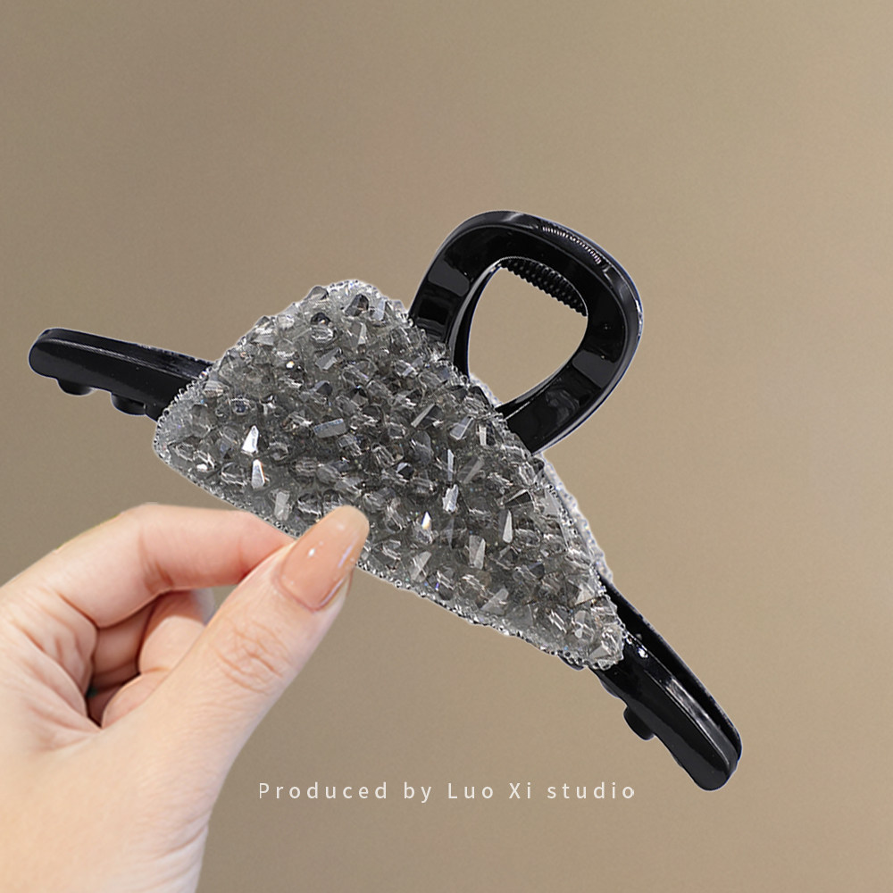 2026 nuevo clip de cabello ondulado clip de cabello de tiburón grande clip de cabello de mujer detrás de la cabeza de alta sensación clip de cabello accesorios para el cabello