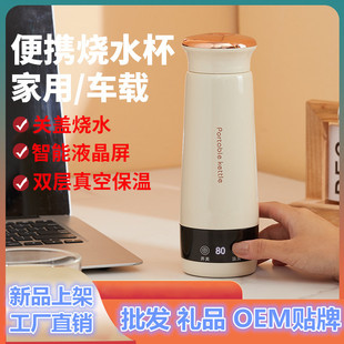 Portable Electric Heating Water Cup Travel Kettle Mini Electric Kettle Dormitory Student Household Car Water Cup