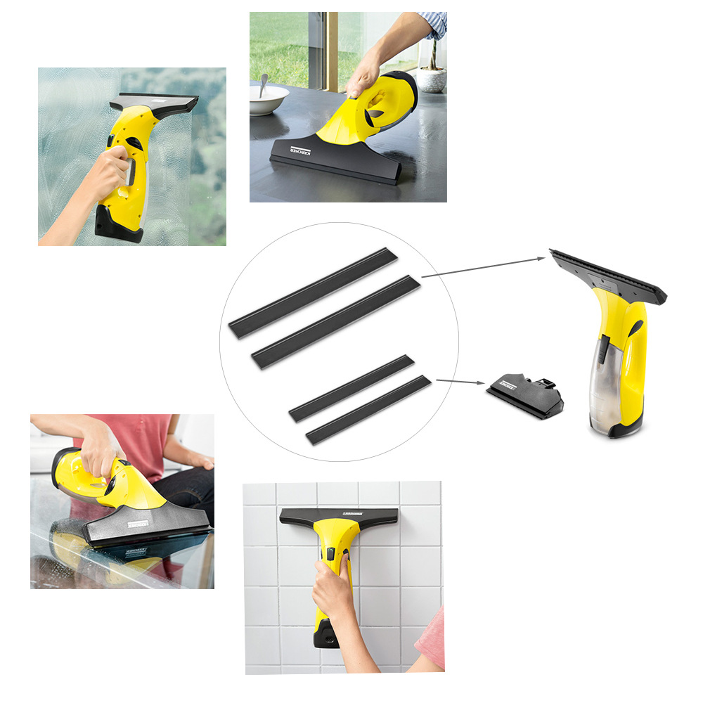 Aplicable a Karcher Kichi Kahe tira de goma ventana máquina limpieza raspador accesorios WV2 WV 5 250/170/280