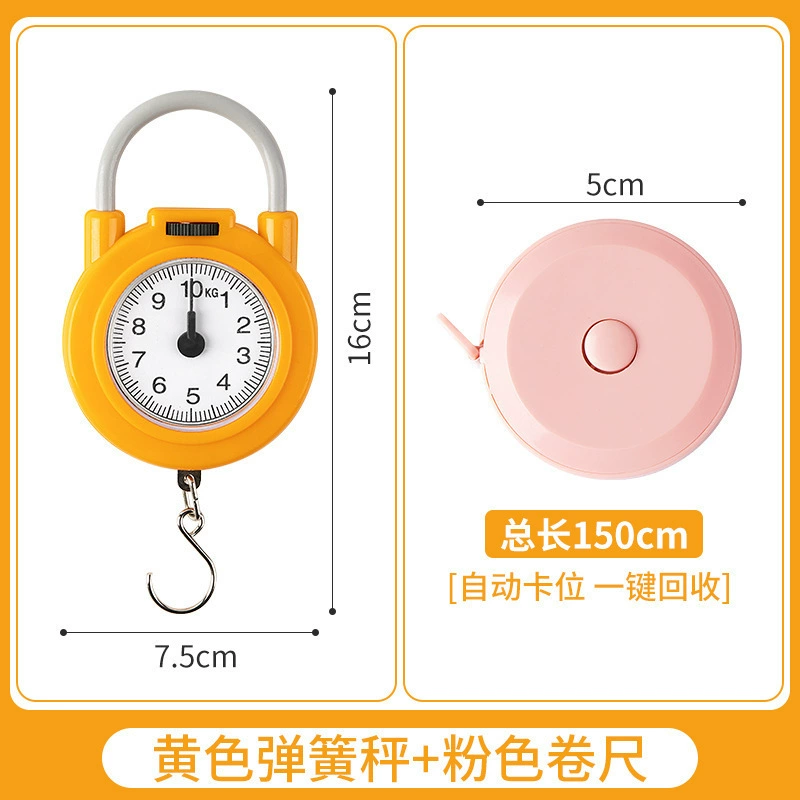 Factory direct sales small high-precision portable household portable electronic scale small hook scale spring scale