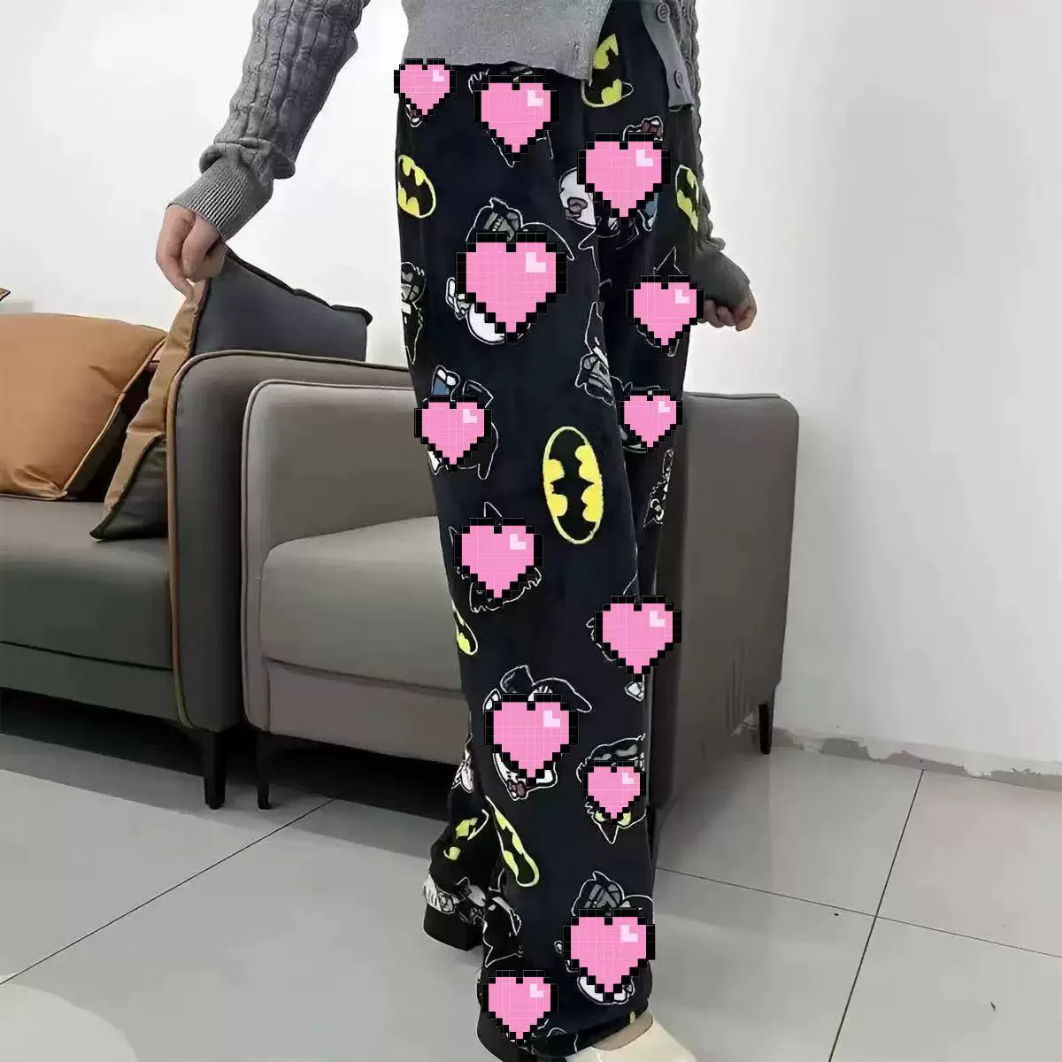 Внешняя торговля специально разработанная для фланелевой пижамы для женщин осенью и зимой, фланелевая свободная новинка, домашний отдых, тепло, можно использовать в европейских размерах.