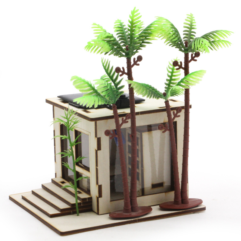 Solar energy small house 2 science small experiment primary school students science and education teaching aids model materials research stem education