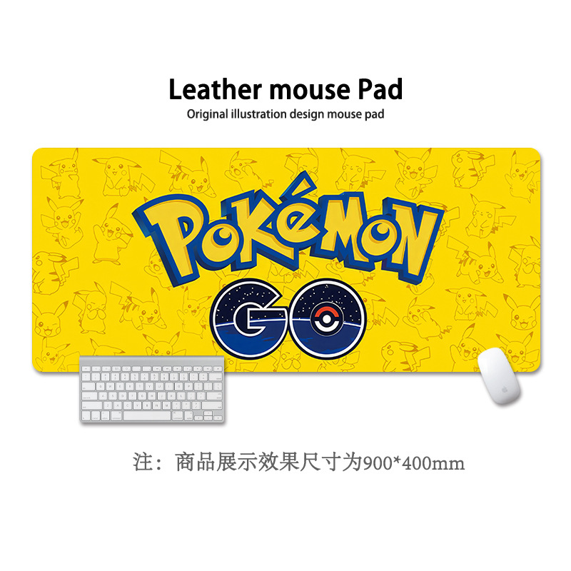 Pikachu almohadilla de ratón super grande Pokémon animación encantadora niñas y niñas animación cuadrada computadora teclado almohadilla de escritorio