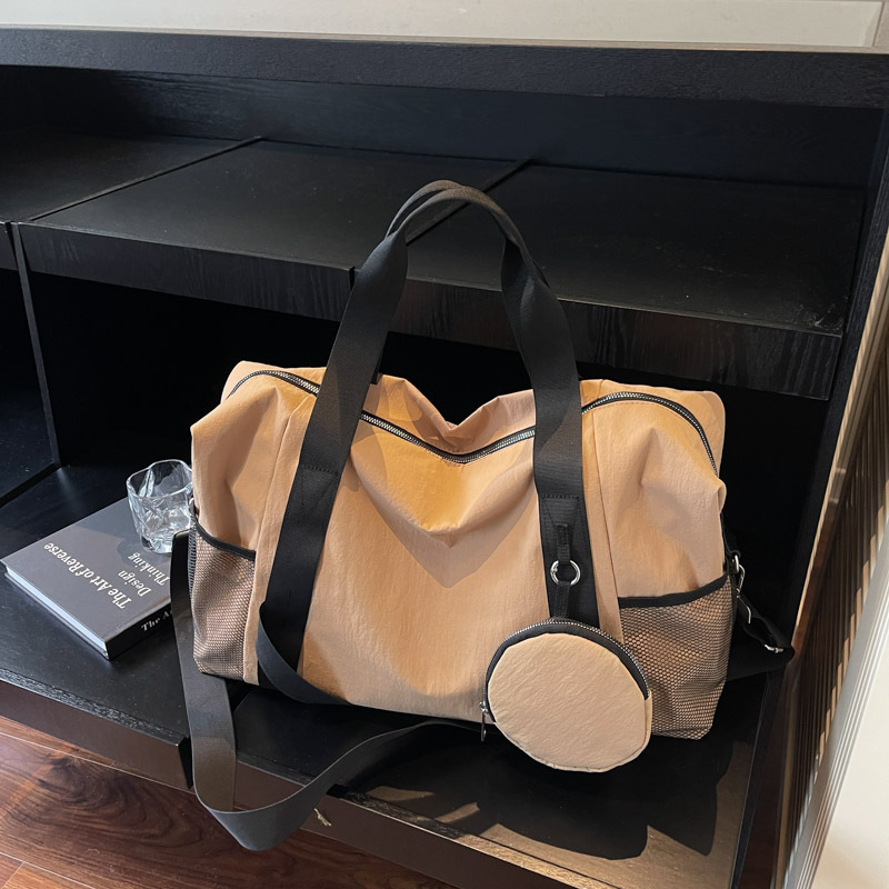 Short-Distance Travel Bag, Women's Large-Capacity Luggage Bag, Fitness Bag, Men's Fashion Handbag, Casual Commuting Crossbody Storage Bag