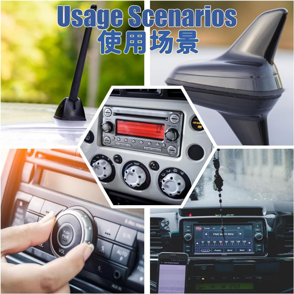 供应汽车天线连接线汽车天线适配器收音机天线延长线一公转两母