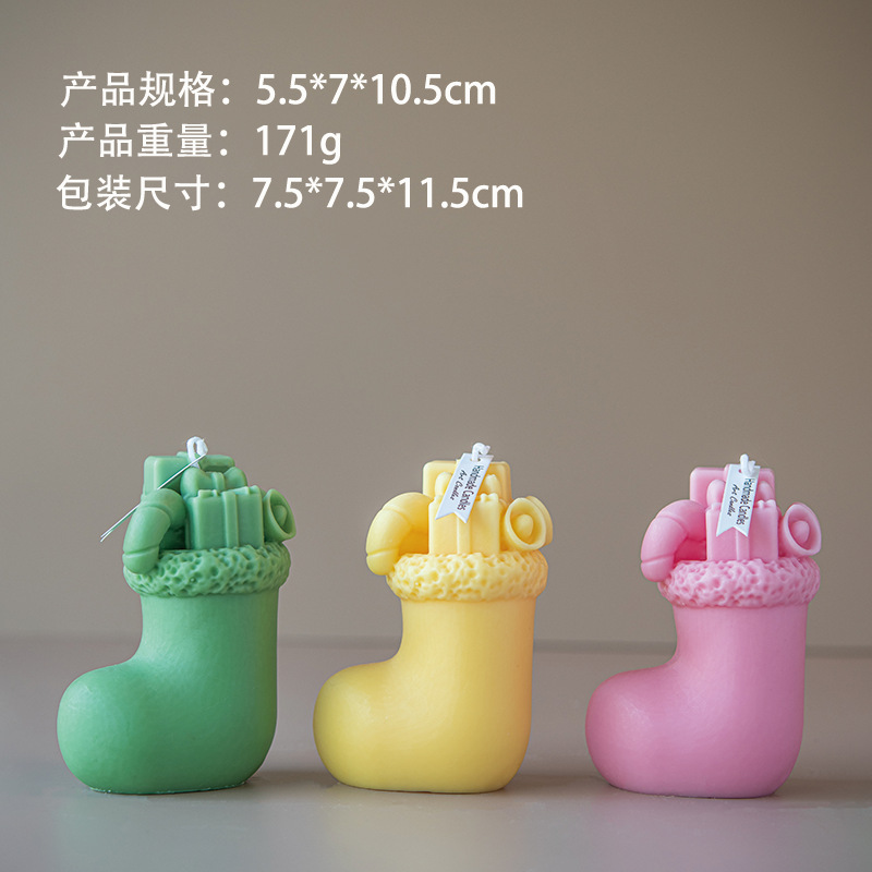 Ventas transfronterizas de botas navideñas en forma de botas de bananas de alta calidad decoración perfume adornos adorables decoraciones al por mayor