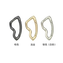 异形战斧弹簧扣五金配件锌合金弹簧圈登山扣钥匙扣狗扣厂家批发