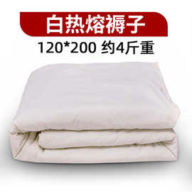 JW军绿色热熔棉床褥垫加厚学生宿舍单人0.9m1.2m床褥白褥子铺底床
