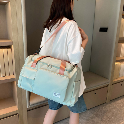 Manufacturer wholesale travel bag dry and wet separation sports yoga fitness bag large capacity short trip training LOGO