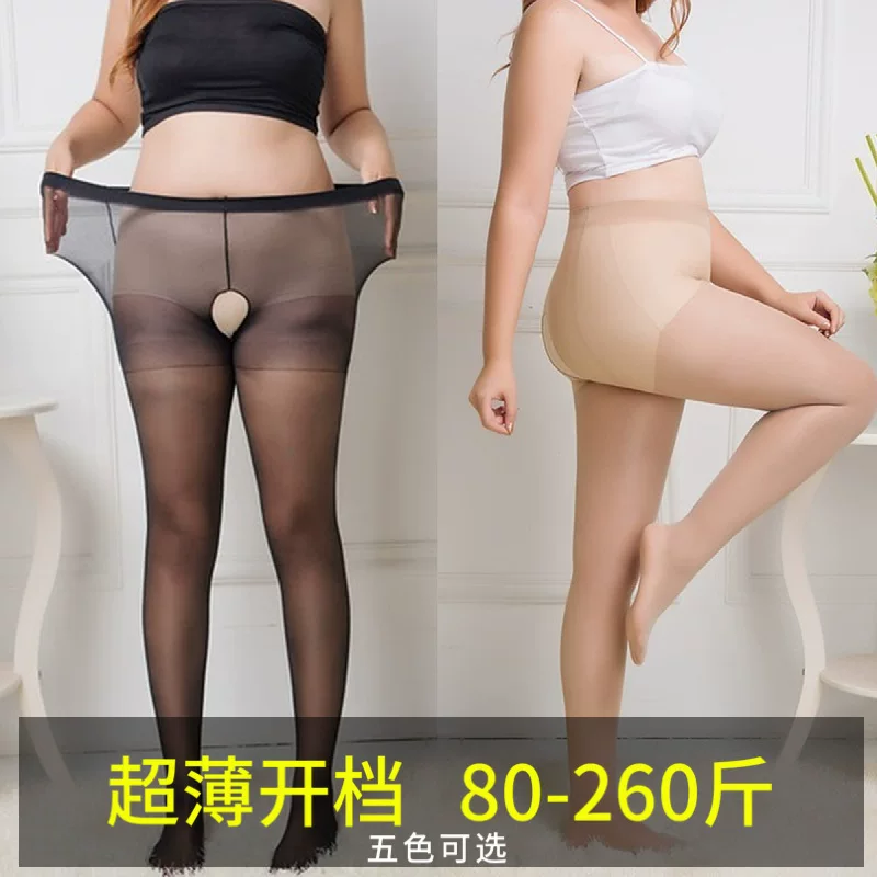 Summer ultra thin sexy long tights, plus size
