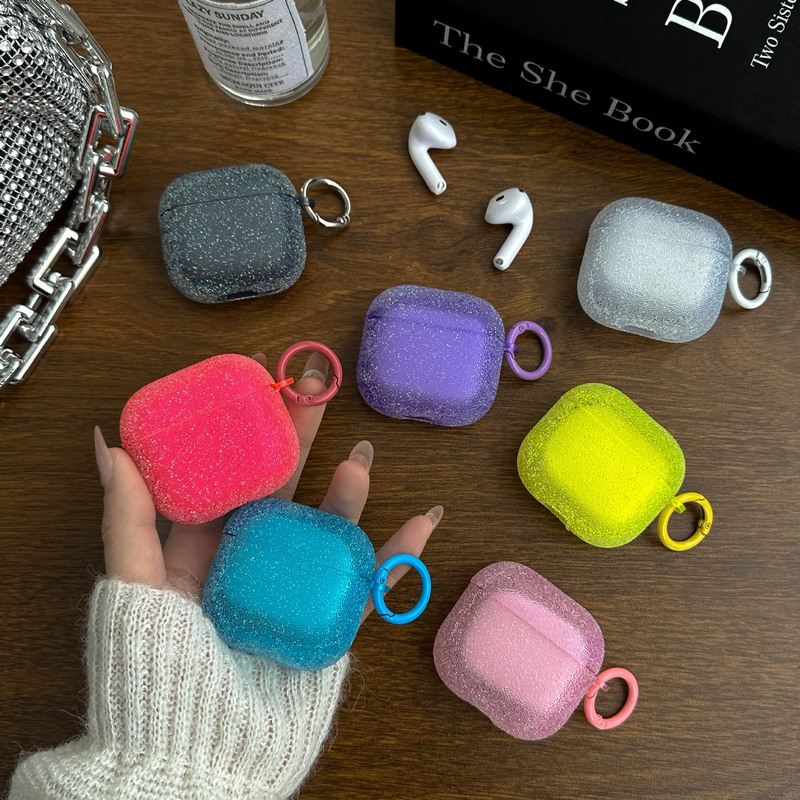 Suitable for Apple Pink Diamond Earphone Cases Wholesale AirPods 3Rd Generation Trendy Shiny Earphone Protective Case Pro2 with Hook Suitable for Apple Pink Diamond Earphone Cases Wholesale AirPods 3Rd Generation Trendy Shiny Earphone Protective Case Pro2 with Hook