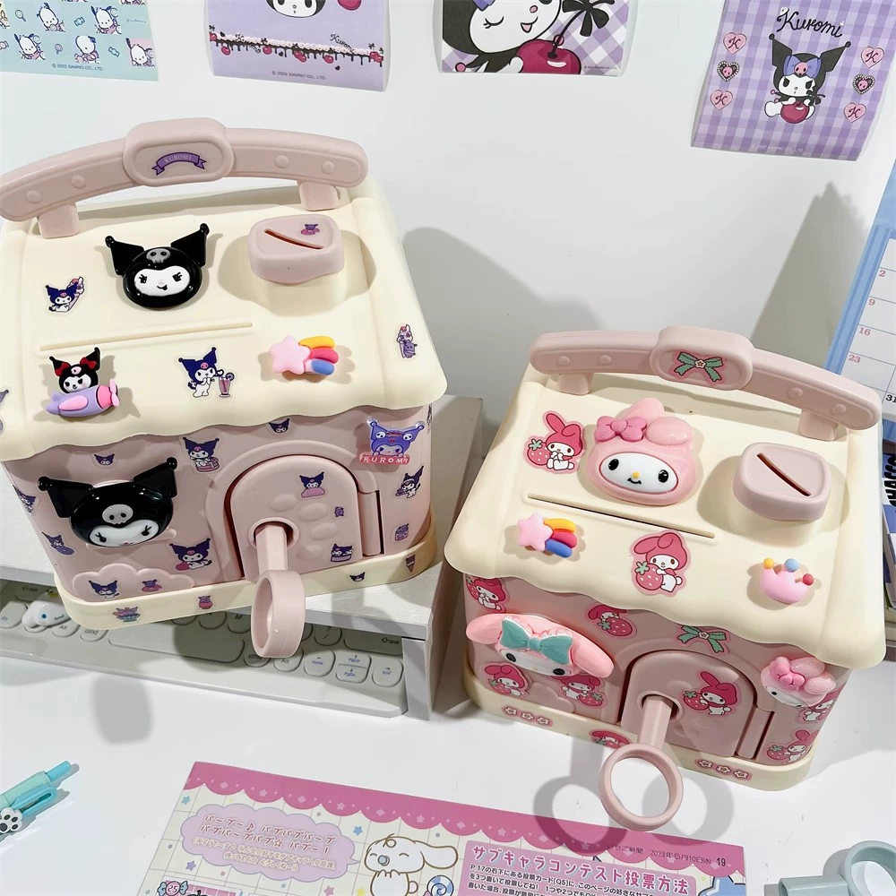 Cute children's coins, wallet, storage box, DIY