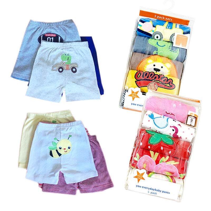 Factory Wholesale Infant Shorts Summer Children's Pants Butt Pants Cartoon Baby Butt Pants Baby Pants