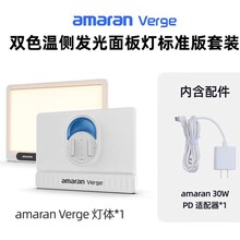 爱图仕Aputure补光灯Verge 拍照摄影打光灯直播间双色温平板灯