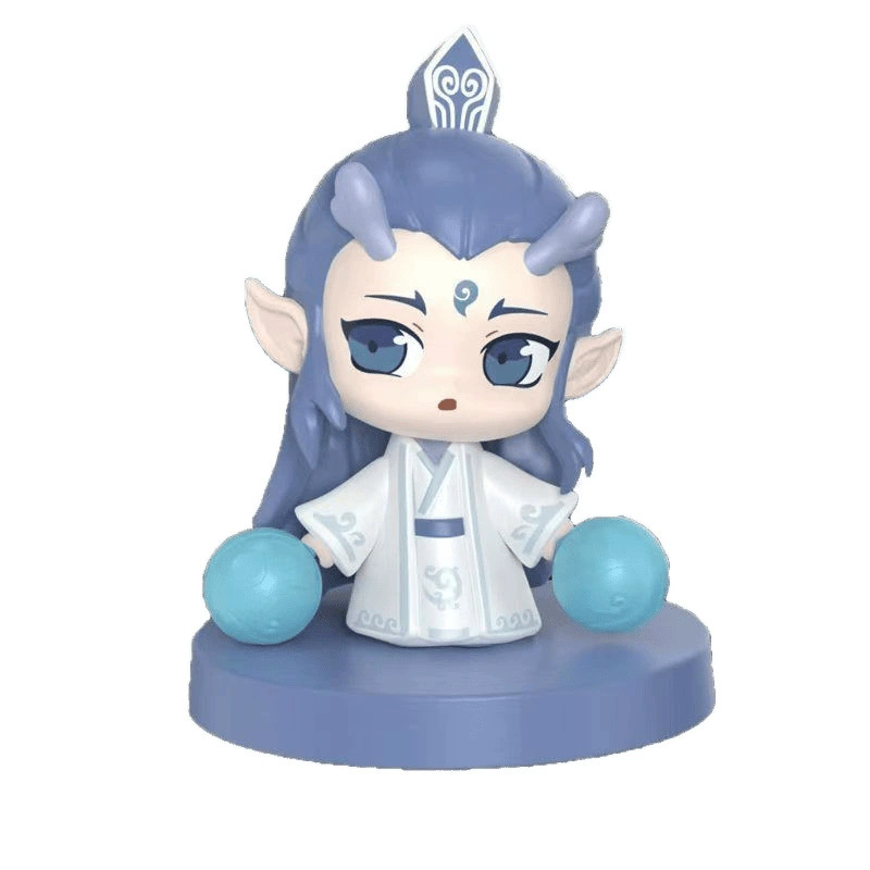 Nezha: The Devil Child's Sea Series Blind Box Ornaments Sunnysondi's Hot Production Released National Trend Blind Box Figure Ornaments