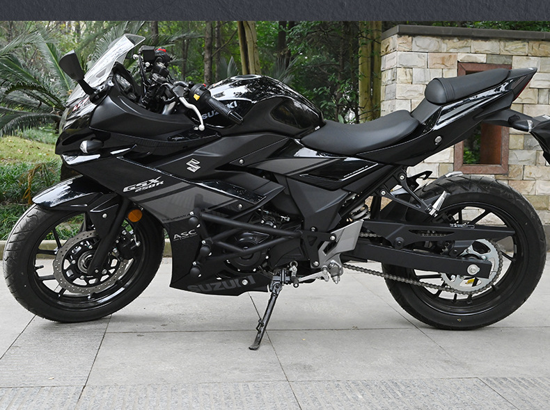 Suitable for Haojue Suzuki Gsx250R Motorcycle Crash Guard, Anti-Fall Full Surround Bumper, One-Piece Anti-Collision Racing Bar