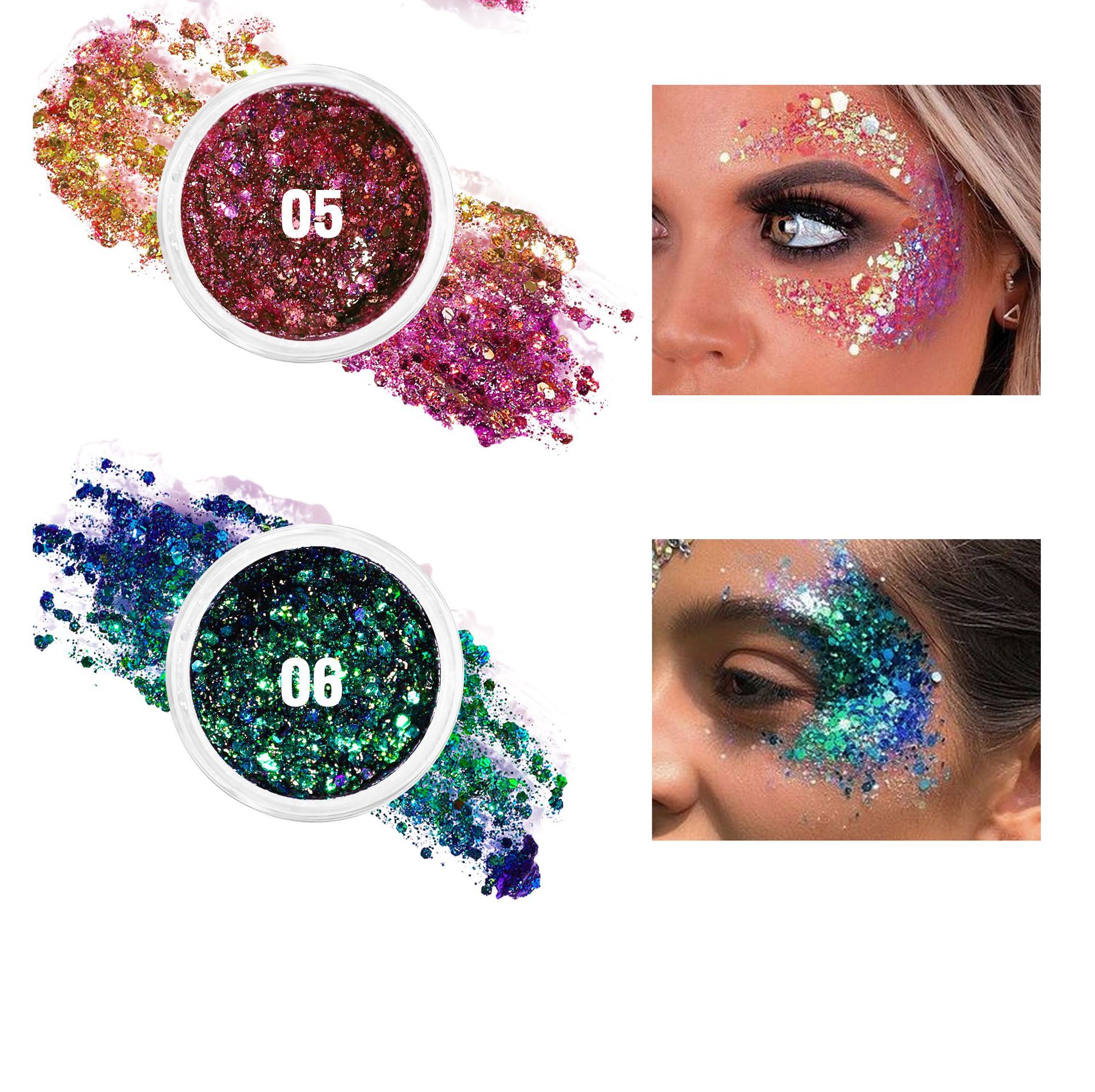 69g Weight Eye Shadow Cosmetic Type Plastic Material Solid Color Pattern Glam Style Glam Solid Color Plastic Eye Shadow 5