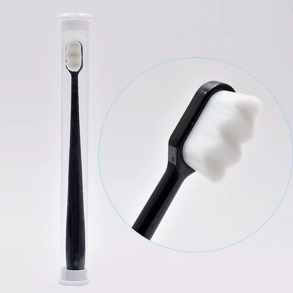 cepillo de dientes de lana suave, cepillo de dientes de carbón de bambú super fino, cepillo de dientes super nano, cepillo de dientes protector de encías doméstico, cepillo de dientes super nano
