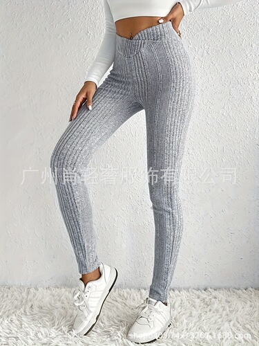 Women's New Fashion Slimming Bodycon Leggings Solid Color Pants