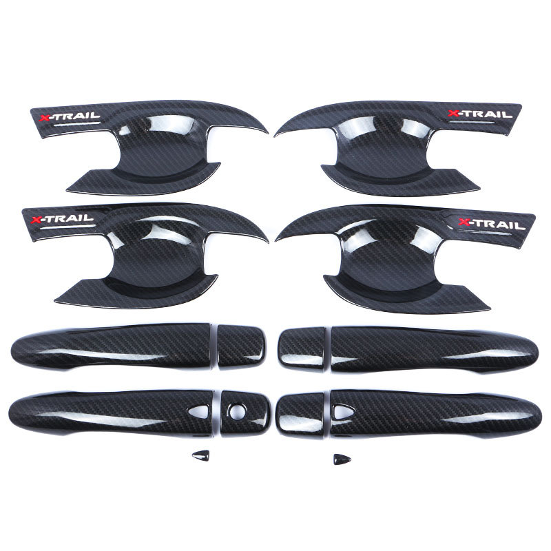 Suitable for 14-25 Nissan X-Trail Door Bowl Handle Protection Sticker Door Handle Decoration Anti-Scratch Exterior Modification