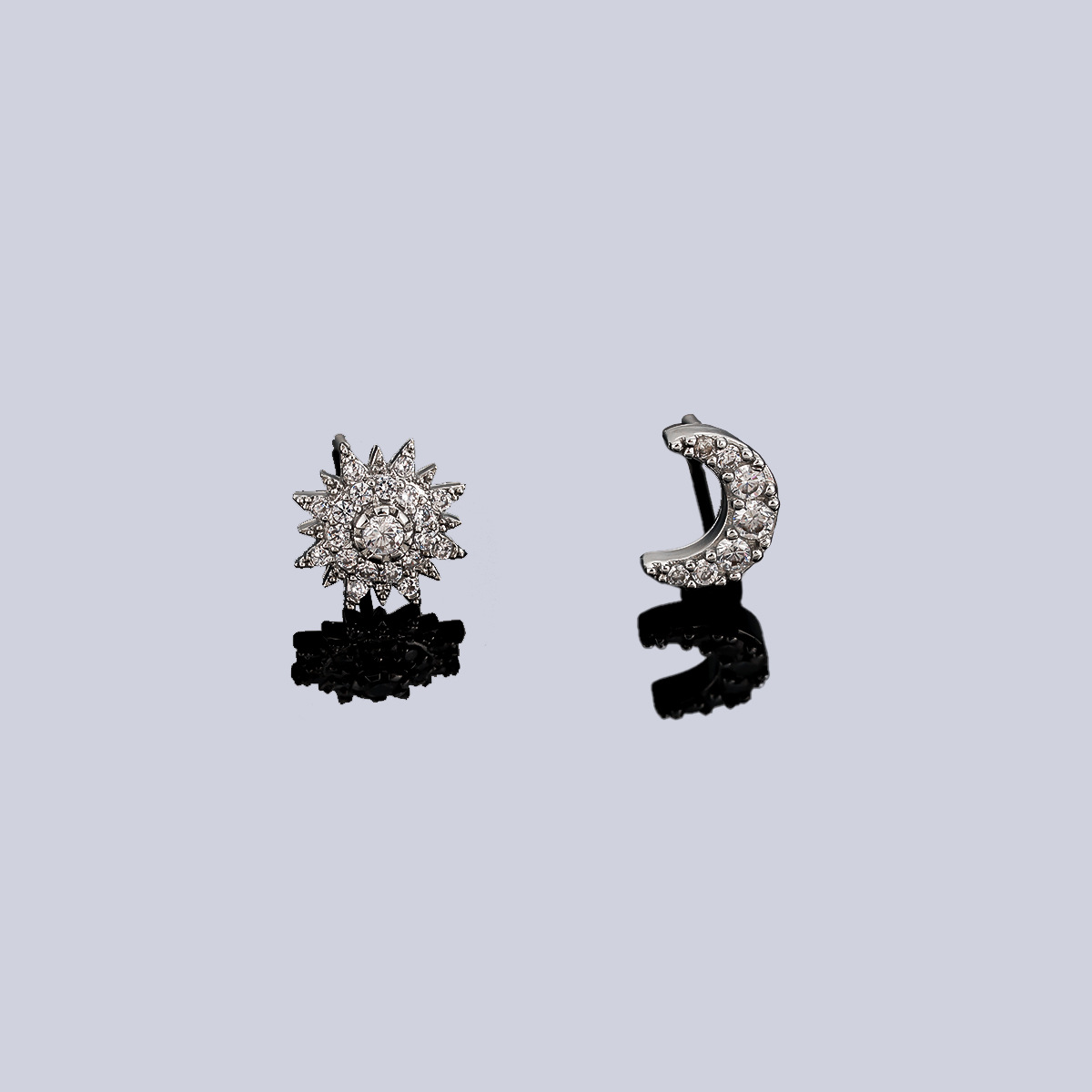 Men's Titanium Stud And Small Hoop Earrings Hypoallergenic Set_voghion.com