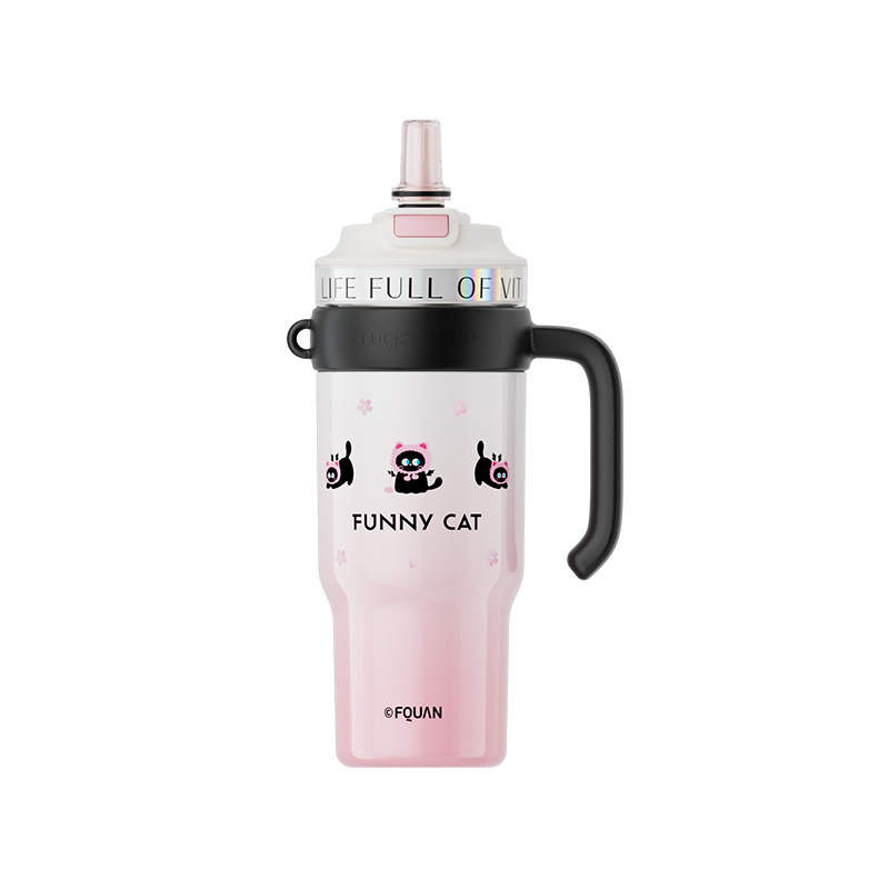 316L Xuerui ダブルドリンクカップビッグマックストロー断熱カップ大容量アイスカップ高価値女性の新しいスタイル|undefined
