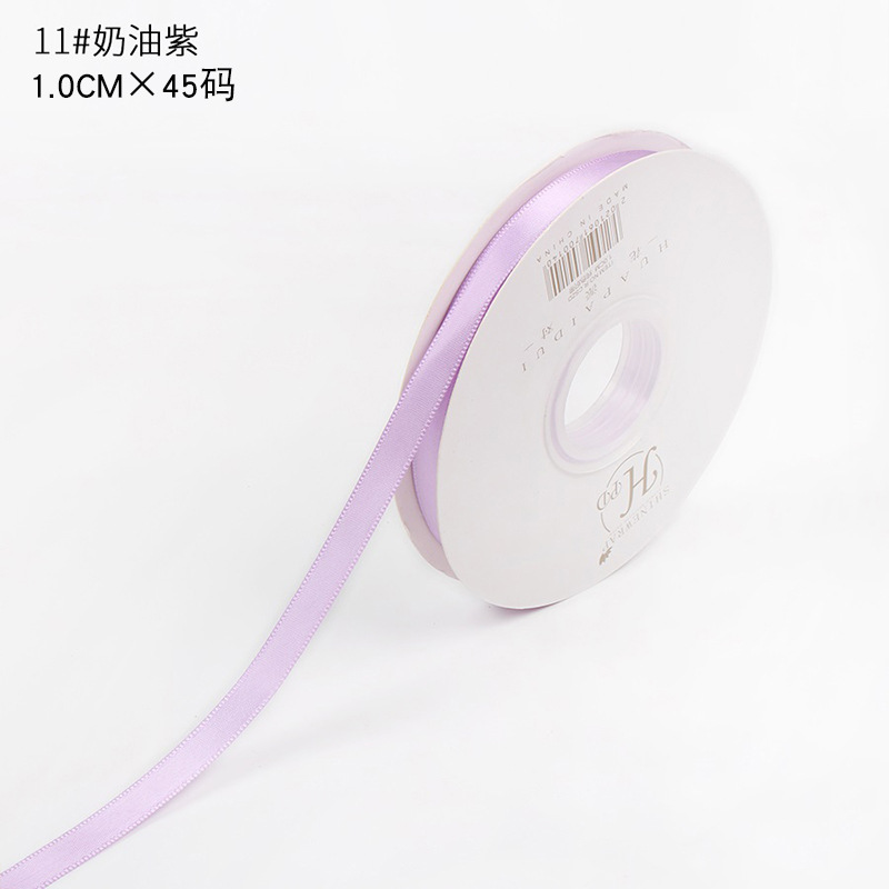 Cinta de poliéster de color sólido brillante, embalaje de flores, cinta, pastel, caja de regalo, ramo, bricolaje, floristería hecha a mano, materiales florales
