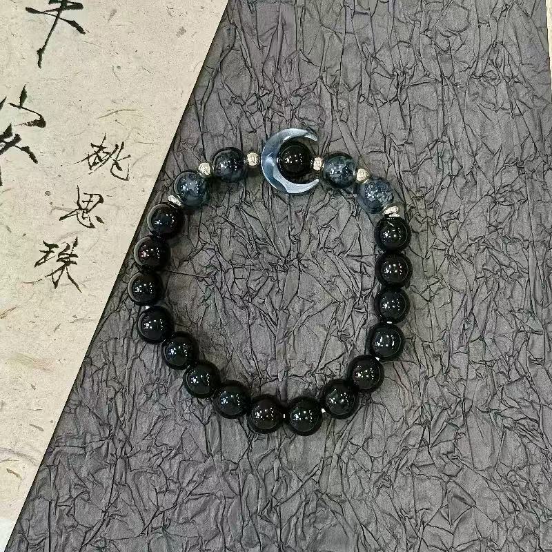 新款国潮小红书爆款磨砂串珠手串蝴蝶小设计手工手链饰品直播批发|undefined