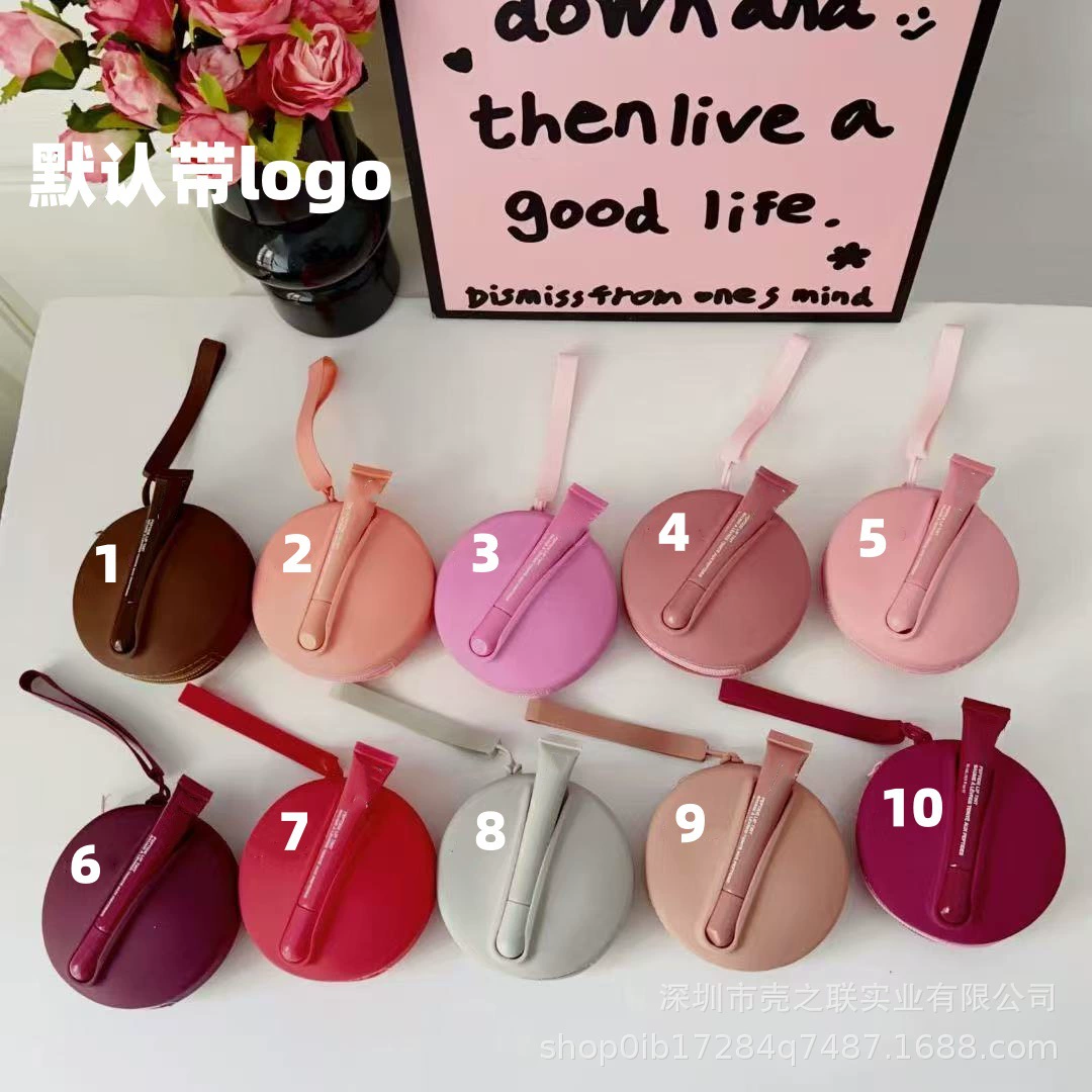 Подходит для такой же помады Хейли, глазури для губ, косметички, квадратной сумки, силиконовой сумки для хранения, универсального портативного хранения и защиты для путешествий.