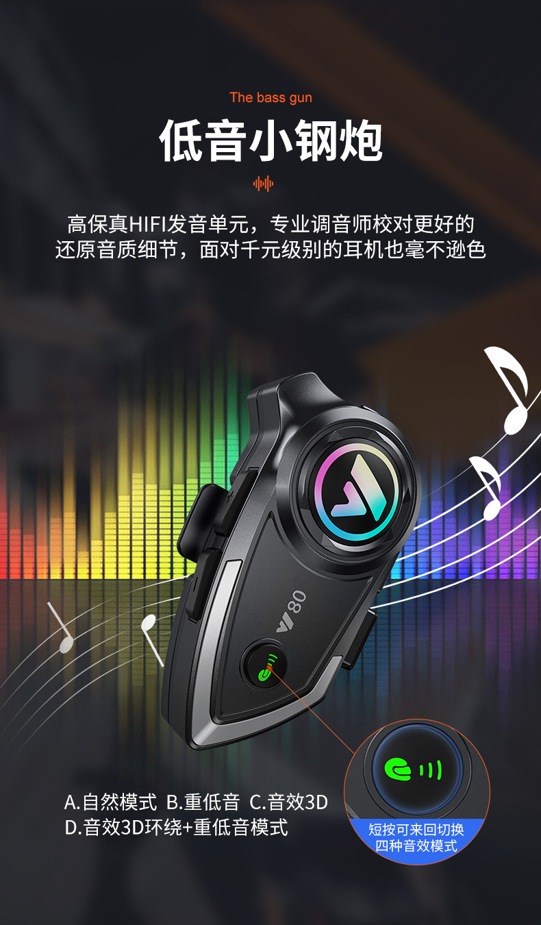 Helmet Bluetooth Headset Motorcycle Half Helmet Takeaway Rider Riding Long Battery Life Intercom Motorcycle Full Helmet Built-In Wholesale