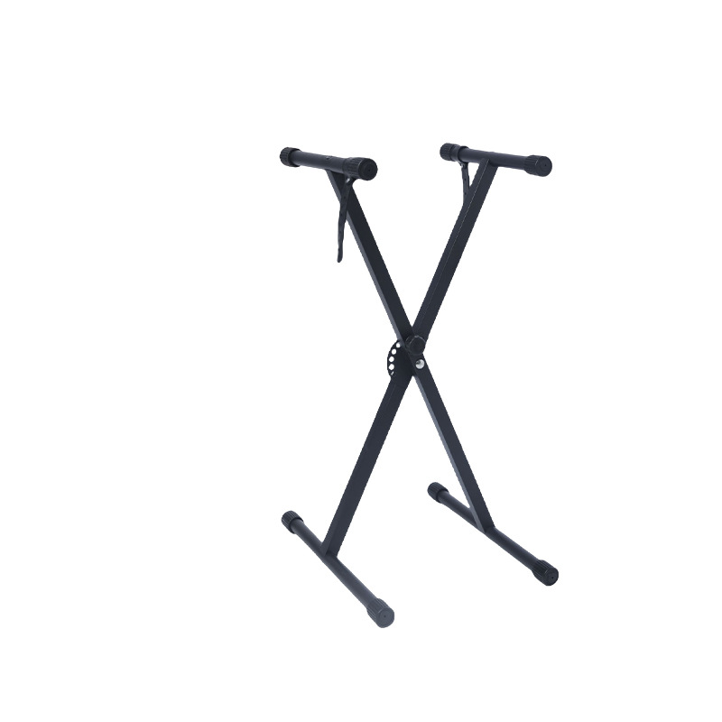Soporte de Piano Electrónico para niños desmontable soporte de teclado plegable de elevación de un solo tubo soporte de piano tipo X accesorios de instrumentos musicales soporte de piano X individual
