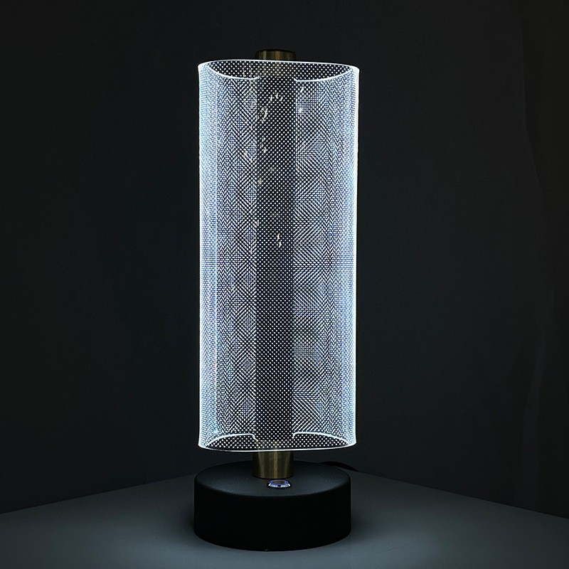 Lámparas de escritorio transfronterizas luces acrílicas regalo romántico luces de atmósfera luces de regalo creativo sala de estar dormitorio lámparas de escritorio cabezal de cama