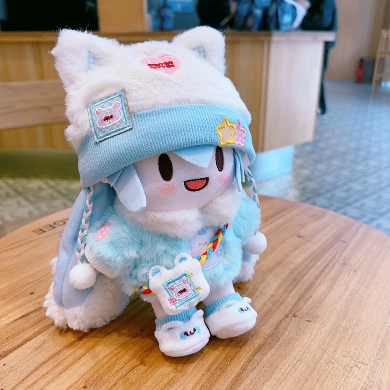 お着替え可15cm雪ミク初音可爱いコットン人形ふふふぬいぐるみお着替え可ぬいぐるみプレゼント朝|undefined