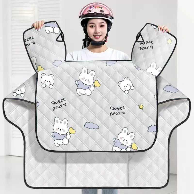 Чехол на лобовое стекло электромобиля, летняя солнцезащитная шторка, водонепроницаемый ветрозащитный чехол для мотоцикла с аккумулятором, цельная универсальная тонкая модель