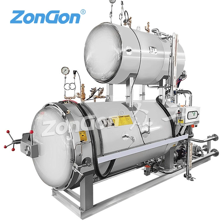 Водяная баня стерилизации горшок Автоматическая стерилизация чайник ветчина колбаса двухслойная стерилизация горшок локоть высокой температуры стерилизации горшок